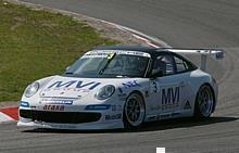 Jeroen Bleekemolen feiert ersten Carrera-Cup-Sieg auf Heimatstrecke. Foto: Auto-Reporter/Porsche